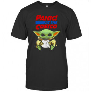 Baby Yoda Hug Paper Toilet Panic At The Costco Coronavirus T-Shirt